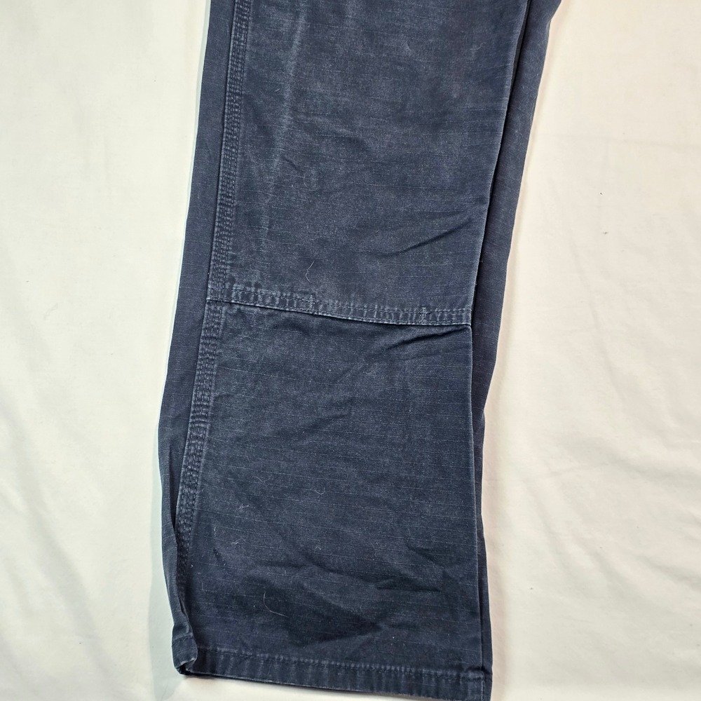 Wrangler Riggs Workwear Mens Navy Blue Ripstop Cargo Pants 35x32 103W060NY - Picture 16 of 16